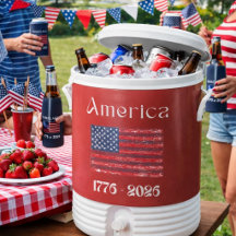 America Flag 1776-2026 Party Ideas and Supplies