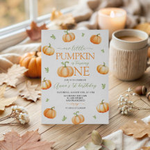 Our Little Pumpkin 1st Birthday Collection