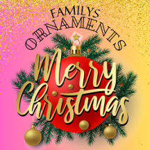 Modern custom ornaments