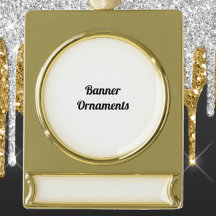 Banner Christmas Ornaments