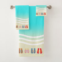 Beach & Nautical Bath Towels