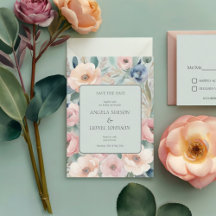 Pastel Floral Elegance Wedding