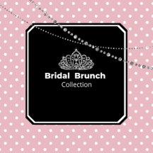 Bridal Brunch pink polka dots collection 