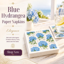 Blue Hydrangea Decor | Coastal Living, Table 