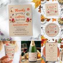 Thanksgiving Calories Don't Count Brown