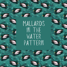 Mallards Swimming in the Water Pattern