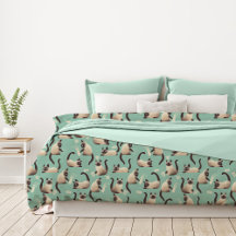Siamese Cats Knocking Stuff Over Pattern
