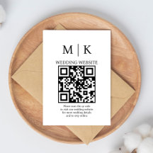 Custom QR Code Enclosure Card