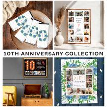 10TH WEDDING ANNIVERSARY Stationery & Supplies