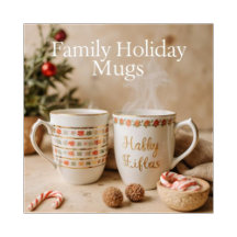 Family Holiday Mugs