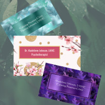Counselor \ Psychologist  Business Cards and Tools