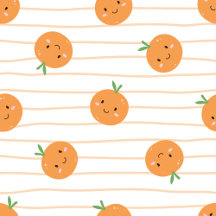 Cute Oranges Print 