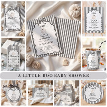 A Little Boo Cute Ghost Baby Shower