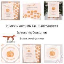 Little Pumpkin Autumn Fall Baby Shower