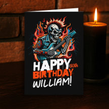 Bold Musician Birthday Cards for All Genres