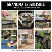 Grandma Established - 3 Photo Gifts for Grandma