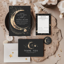 Starry Night Whispers Invitation Suite