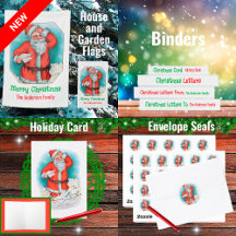 NEW! Santa with Christmas Letters