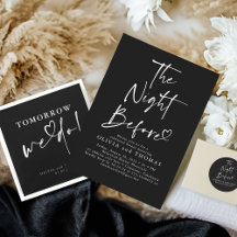 Modern Elegant Wedding Rehearsal Dinner Collection