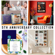5TH WEDDING ANNIVERSARY Stationery & Supplies