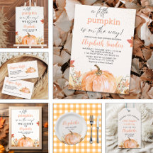 A Little Pumpkin Is on The Way, Fall Baby Shower