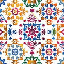 Mexican Colorful Star Tile Collection 