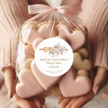 Boho Rustic Floral Bakery