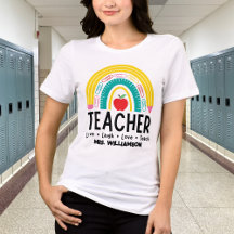 Rainbow Teacher School Supplies Collection