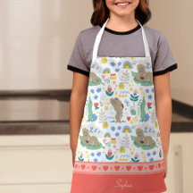 Cute Koala Pattern with Little Girl Name on Pink