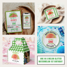 One in a Melon 1st Birthday Party Collection 