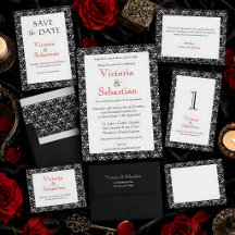 Elegant Baroque Gothic Wedding Suite