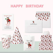 Cute Birthday Ladybug
