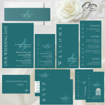 Modern Emerald Green Wedding Theme