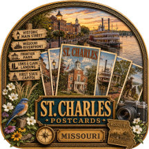St. Charles Missouri Postcards/Gifts
