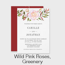 Pink Wild Knockout Roses Matching Greenery
