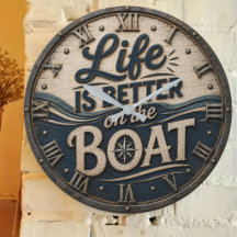 Nautical Wall Clocks   Coastal Beach House Salling
