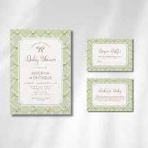 Sage Floral Diagonal