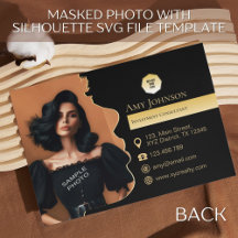 Professional Black and Gold Color Business Card