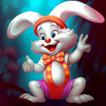 Carte Postale BéBé Lapin