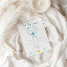 Match Made in Heaven, Tennis Themed Bridal Shower