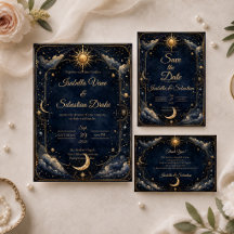 Celestial Vintage Astrology Wedding