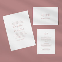 Simple Elegant Rose Gold Collection