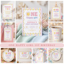 One Happy Girl 1st Birthday Sunshine