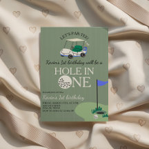 Hole in ONE Golf 1st Birthday Collection