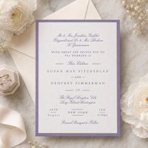 Burnished Lilac Formal Wedding Suite