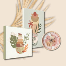 Minimalist Botanical Home Decor and Accessories