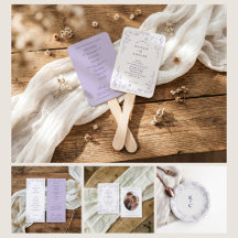 Vintage French Toile Lavender Wedding