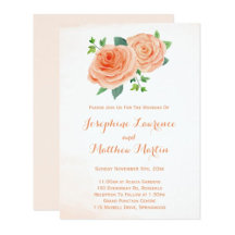 Peach Rose Wedding Collection