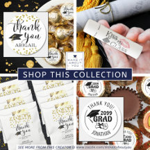 Personalized Graduation Party Treats and Favors