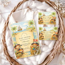 Golden Treasure Pirate Baby Shower